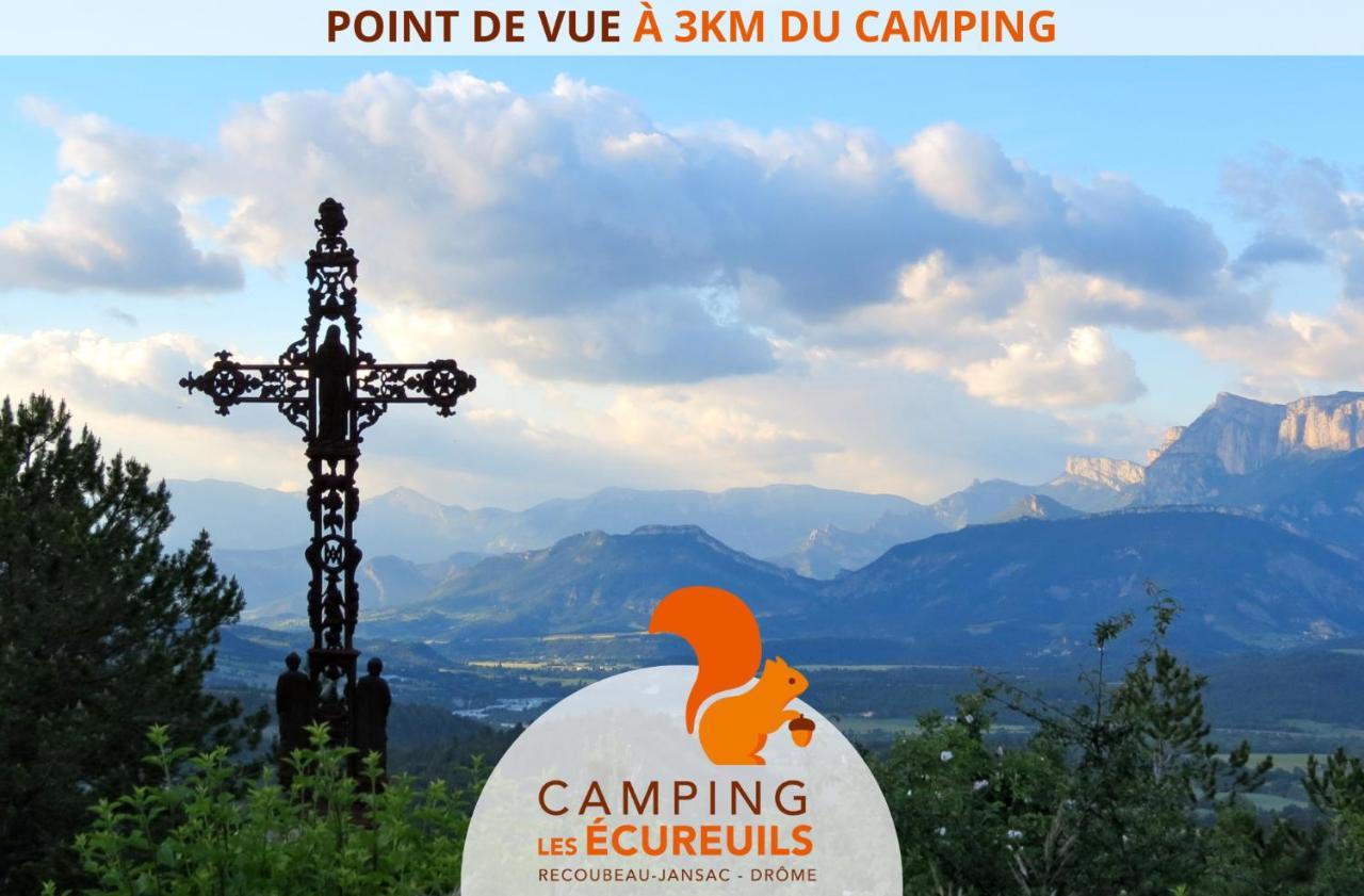 Habitat Createur - Hebergements Insolites Au Camping Municipal "Les Ecureuils" Recoubeau-Jansac Dış mekan fotoğraf