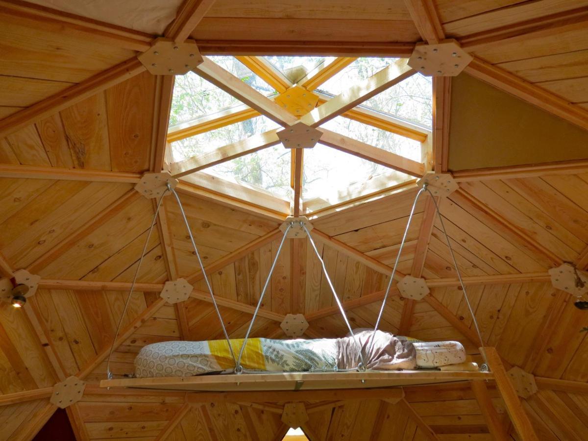 Habitat Createur - Hebergements Insolites Au Camping Municipal "Les Ecureuils" Recoubeau-Jansac Dış mekan fotoğraf