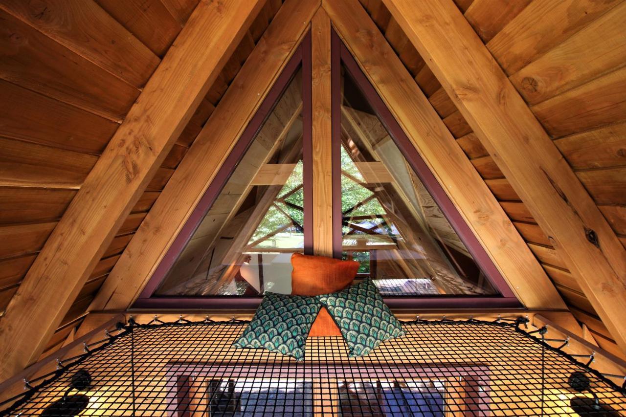 Habitat Createur - Hebergements Insolites Au Camping Municipal "Les Ecureuils" Recoubeau-Jansac Dış mekan fotoğraf