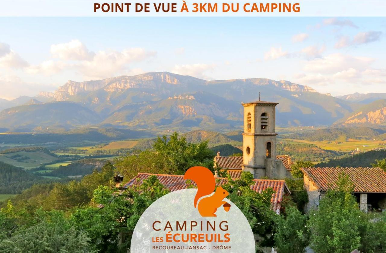 Habitat Createur - Hebergements Insolites Au Camping Municipal "Les Ecureuils" Recoubeau-Jansac Dış mekan fotoğraf